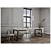 Tavolo Allungabile 90x120/224 Cm Tecno Evolution Telaio Antracite - Bianco Frassino - Foto miniatura 4