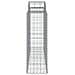 Cesto Gabbione Ad Arco 200x50x120/140 Cm Ferro Zincato - Foto miniatura 3
