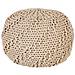 Pouf Priene Cotone Beige - Foto miniatura 3