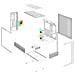 Case Sigma X1 Midi TowerATX / Micro-ATX / Mini ITX 3 Porte USB 2.0 / USB 3.0 USB-C 3.1 Colore Bianco - Foto miniatura 2