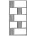 Libreria 5 Ripiani Grigio Sonoma 80,5x23,5x162,5cm Multistrato - Foto miniatura 3
