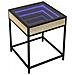 Comodino Con Led Infinity Rovere Sonoma 40x40x51 Cm - Foto miniatura 3