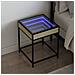 Comodino Con Led Infinity Rovere Sonoma 40x40x51 Cm - Foto miniatura 1