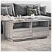 Tavolino Da Soggiorno Con Luci Led Grigio Sonoma 90x49x40 Cm - Foto miniatura 1
