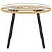 Set Salotto da Giardino 3 pz con Cuscini Beige in Polyrattan - Foto miniatura 6