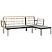 Set Salotto da Giardino 3 pz con Cuscini Beige in Polyrattan - Foto miniatura 10