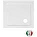 Piatto Doccia In Resina Quadrato 80x80 Bordo Basso Slim 3cm Ultra Resistente Design Moderno - Foto miniatura 3