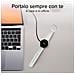 TECHGSAMWATCH Caricabatterie per dispositivi mobili Orologio intelligente Bianco USB Carica wireless Interno - Foto miniatura 7