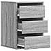 Cassettiera Angolare Grigio Sonoma 40x41x58cm Legno Multistrato - Foto miniatura 10