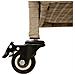 Contenitore da Giardino con Ruote Beige 160x55x75 cm Polyrattan - Foto miniatura 8
