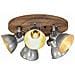 Lampada Da Soffitto 25 W Argento Vintage 50x50x25 Cm E27 - Foto miniatura 1