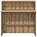 Banco Reception Rovere Artigianale 100x50x103,5cm in Truciolato - Foto miniatura 5