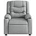 Poltrona Elettrica Reclinabile Grigio Chiaro in Tessuto - Foto miniatura 9