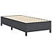 Letto a molle Grigio Scuro 90 x 190 cm Tessuto in Cords - Foto miniatura 5