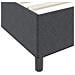 Letto a molle Grigio Scuro 90 x 190 cm Tessuto in Cords - Foto miniatura 8