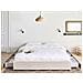 Letto Con Cassetti Contenitore Senza Testata Tessuto Prades 180 X 200 Cm Beige Chiaro - Foto miniatura 1