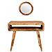 Tavolo da Trucco con specchio Marrone legno massello di mango - Foto miniatura 3