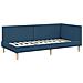 Cornice del letto ad angolo Altro con testiera Blu 80 x 200 cm - Foto miniatura 1
