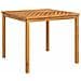 Set da Pranzo per Giardino 5 pcs Marrone 90 x 90 x 74 cm - Foto miniatura 6