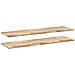 Mensole da Parete 2 pz 160x40x2 cm Legno Acacia Non Trattato - Foto miniatura 1
