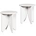 Tavolino da salotto 2 pcs Bianco 41,5 x 41,5 x 44 cm - Foto miniatura 1