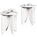 Tavolino da salotto 2 pcs Bianco 41,5 x 41,5 x 44 cm - Foto miniatura 3