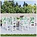 Cuscini per sedie Altro 6 pcs Motivo a foglia 100 x 50 x 3 cm - Foto miniatura 2
