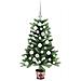 Albero di Natale con 150 LED con supporto Verde 90 cm PE - Foto miniatura 4