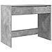Scrivania Grigio cemento 100 x 50 x 78 cm Legno multistrato - Foto miniatura 1
