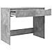 Scrivania Grigio cemento 100 x 50 x 78 cm Legno multistrato - Foto miniatura 5
