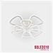 Lampadario Led 120w, Telecomando 2.4g, Luce Regolabile 9300lm Bbled010 - Foto miniatura 3