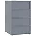 Copribidone con Ruote per 4 Bidoni Grigio 276x79x117cm Acciaio - Foto miniatura 7