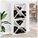 Portabottiglie 2 pcs Bianco 62 x 25 x 62 cm Pino massello - Foto miniatura 2