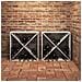 Portabottiglie 2 pcs Bianco 62 x 25 x 62 cm Pino massello - Foto miniatura 4