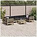 Set Divani da Giardino 8pz con Cuscini Legno Impregnato di Pino - Foto miniatura 3