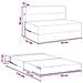 Divano Letto Pieghevole Crema 70 x 72 x 60 cm Tessuto - Foto miniatura 9