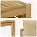 Set di divani da esterno con cuscino 5 pcs Bianco e Beige - Foto miniatura 5
