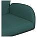 Sedie da scrivania girevoli 4 pz 54 x 58 x 90 cm Verde Scuro - Foto miniatura 6
