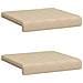Cuscino per panchina 2 pz Microfibra Crema Profondità 35 cm - Foto miniatura 6