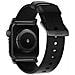 Cinturino Watch 42 / 44 Mm Pelle Premium Collezione Black Hardware Nero - Foto miniatura 5