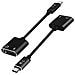 Adattatore Audio Carica Da Usb Tipo C A Usb-c E Jack 3,5 Mm Femmina Nero - Foto miniatura 1