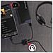 Adattatore Audio Carica Da Usb Tipo C A Usb-c E Jack 3,5 Mm Femmina Nero - Foto miniatura 3