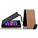 Custodia Compatibile Con Nokia Lumia 925 In Nero Carbone - Coperchio Protettivo In Design Flip Realizzato In Finta Pelle Liscia - Foto miniatura 1