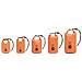 Borsa Impermeabile Arancione 10 L In Pvc - Foto miniatura 5