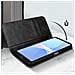 Custodia Sony Xperia 10 Iii Portafoglio Supporto Video Chiusura Magnetica Nera - Foto miniatura 2