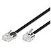 3m RJ-45 / RJ-11 Adapter RJ-45 RJ-11 Nero cavo di interfaccia e adattatore - Foto miniatura 1