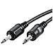 Toslink Cable 3.5mm (M) / 3.5mm (M), 2m 2m 3.5mm Nero cavo audio - Foto miniatura 1