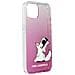 Cover Sfumata Per Iphone 13 Pro Max Con Choupette Fun Rosa - Foto miniatura 1