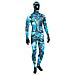 Copri Muta Rash Guard Abyss Mimetico Blu S - Foto miniatura 1