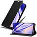 Custodia Compatibile Con Asus Zenfone 5z In Nero Di Notte - Coperchio Protettiva Con Chiusura Magnetica, Funzione Stand E Tasca Per Le Carte - Foto miniatura 1